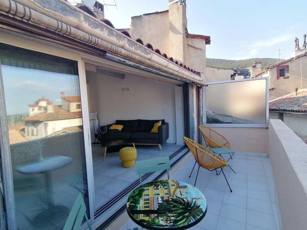 Charmant Appartement Terrasse Sur Les Toits Grasse Exteriör bild